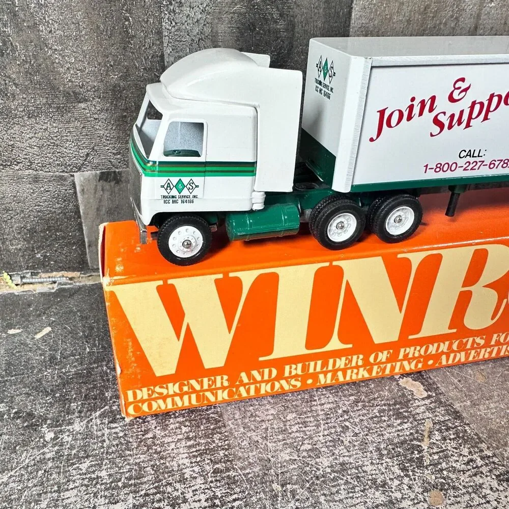 Winross A&S Trucking Services Waterfowl USA Tractor Truck & Trailer 1/64 Diecast